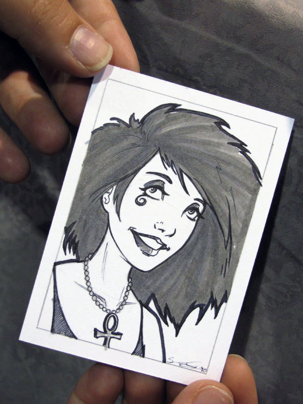 Death Sketch Card