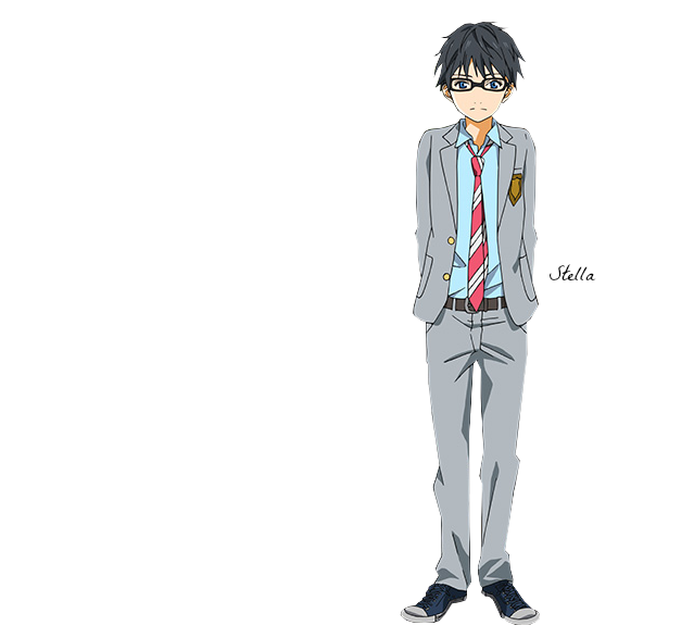 Kaori Arima, (Shigatsu wa Kimi no Uso) Render, male and female anime  characters transparent background PNG clipart