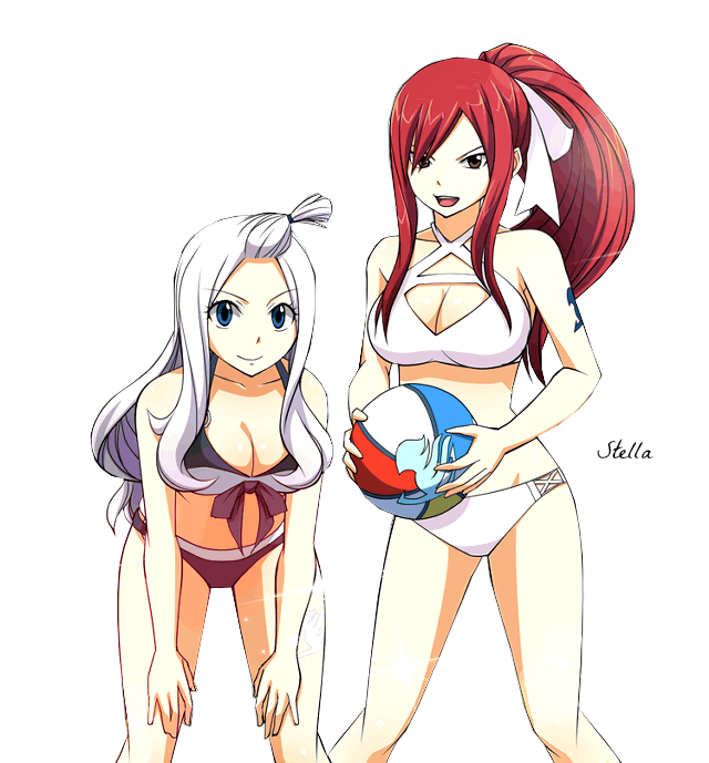 Mirajane ed Erza - Render