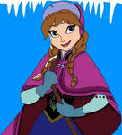 Frozen Anna Fanart by JackHammer86