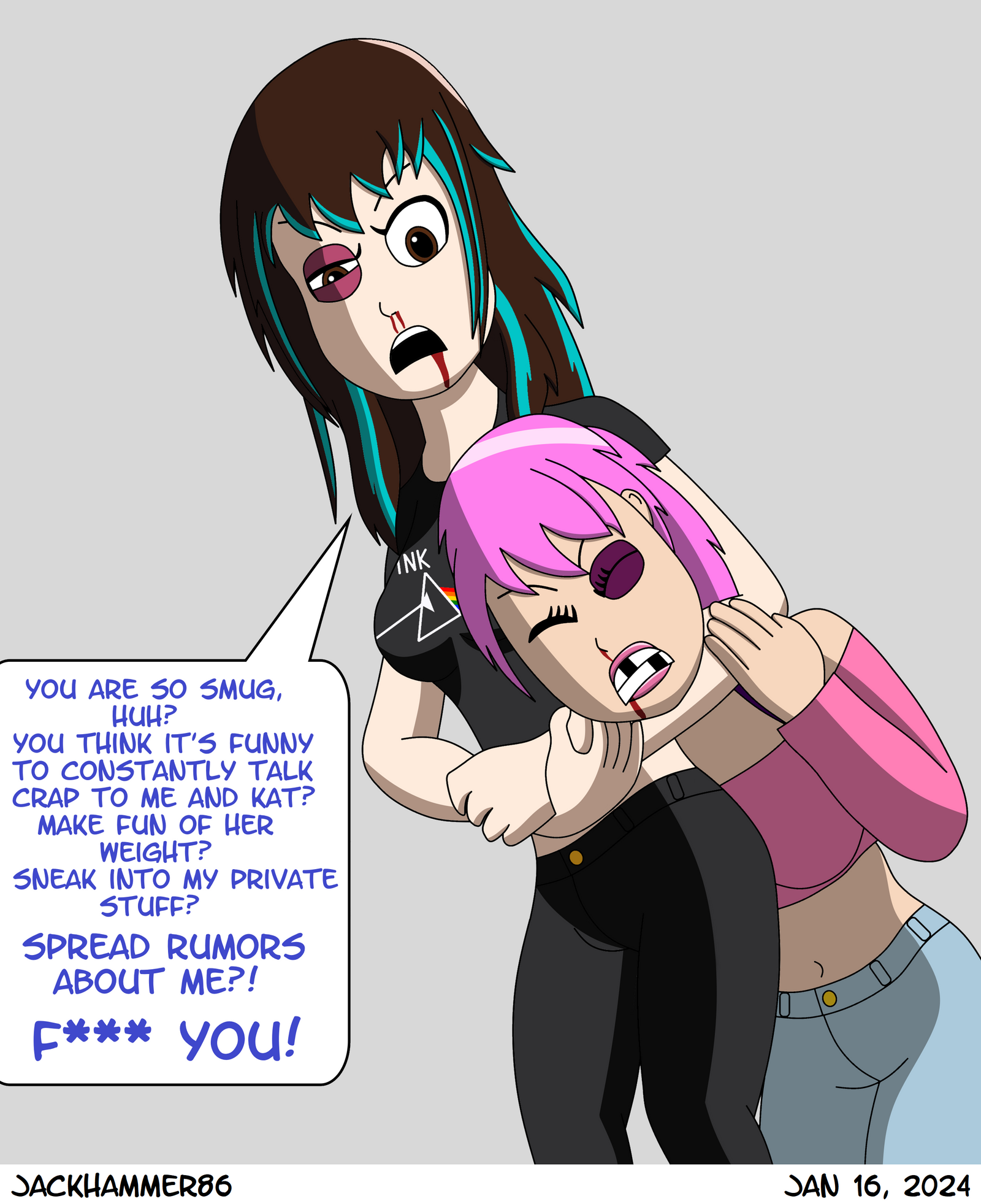 Bully Deviantart Jackie becomes the bully by JackHammer86 on DeviantArt