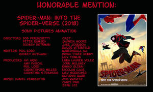 My Honorable Mentions: Into the Spider-Verse