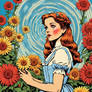 Dorothy Gale is hypnotized by a field of flowers