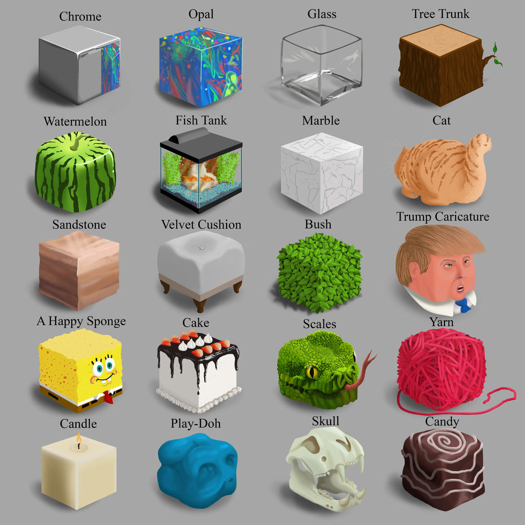Texture Cubes by foreverdiamonds58 on DeviantArt