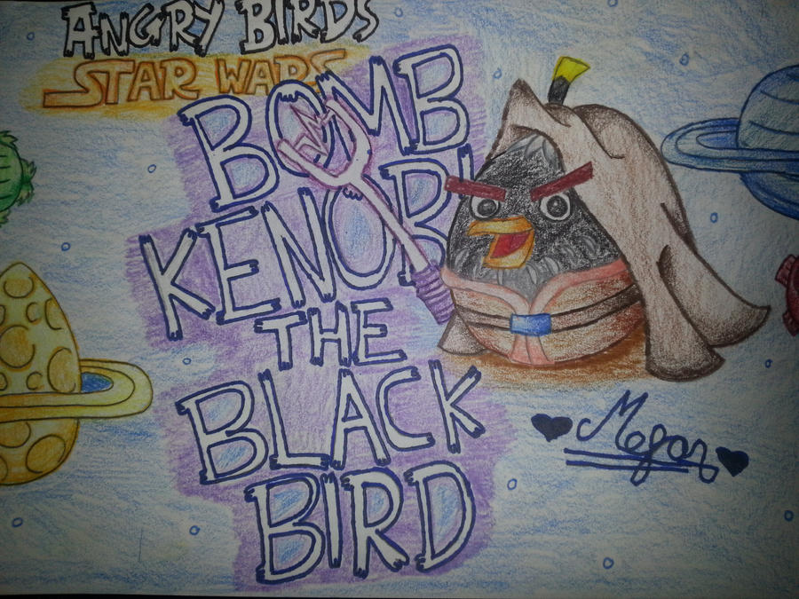 Angry Birds Star Wars:Bomb Kenobi[Black Bird]