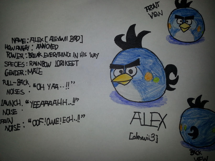 Angry Birds: Alex the Alexwii Bird