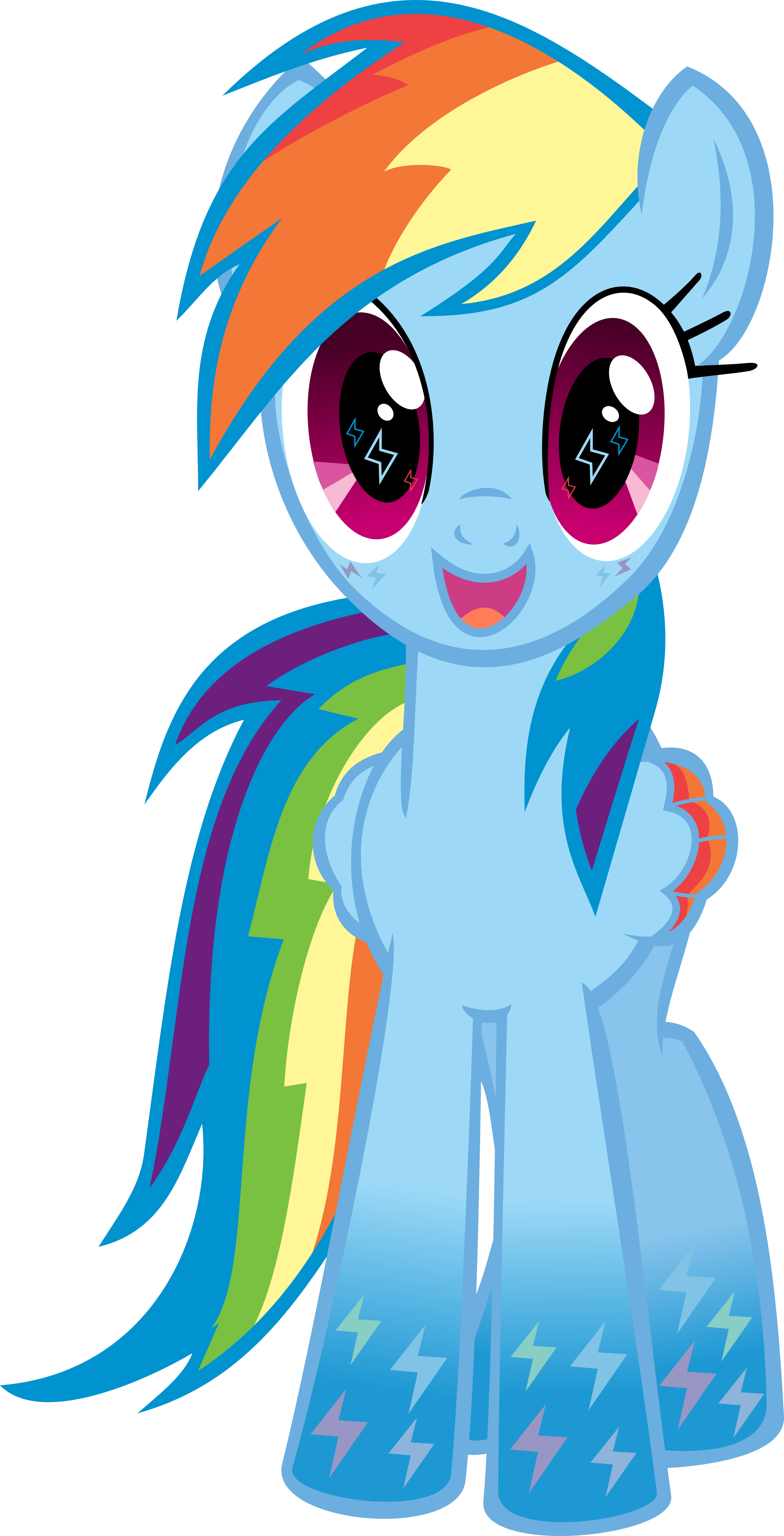 Rainbowfied Rainbow Dash Hug