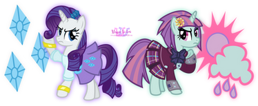 Rarity VS Sunny Flare