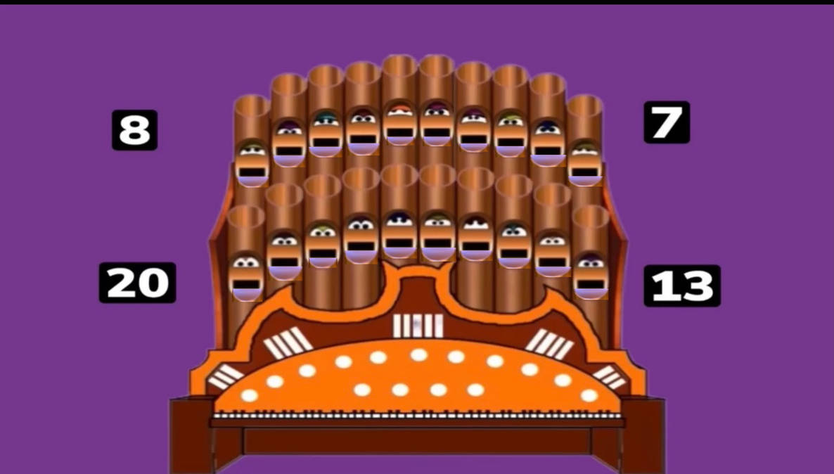 Sesame Street Number Of The Day Organ Sesame Street Number Of The Day Pipe Organ Clipart by Muppetgeek2003 on