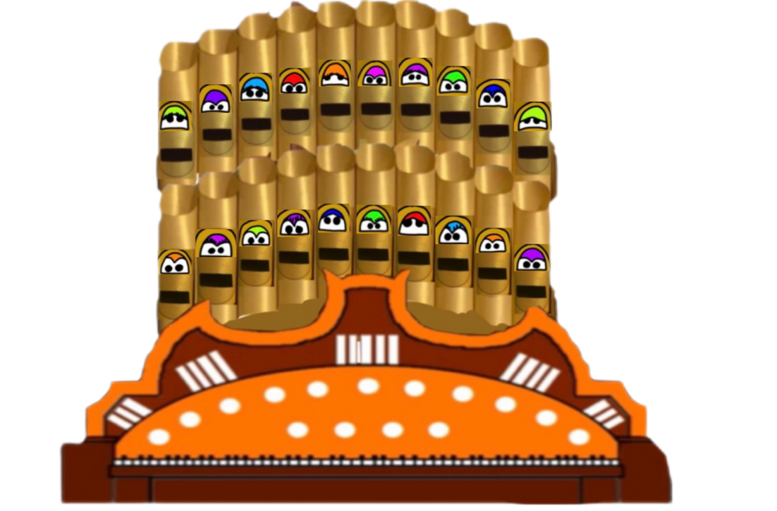 Sesame Street Number Of The Day Organ Number of the day pipe organ Model by Muppetgeek2003 on DeviantArt