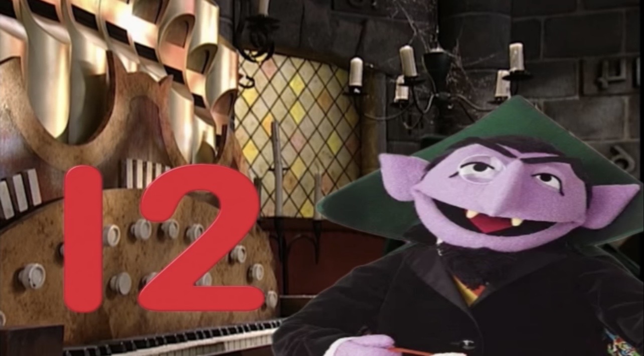 Count 12 The Counts Number Of The Day 12 ( Mirrored ) by Muppetgeek2003 on ...
