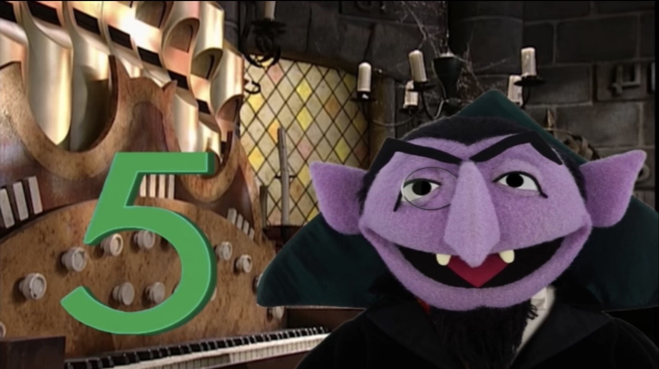 The Counts Number Of The Day 5 ( Mirrored ) by Muppetgeek2003 on DeviantArt