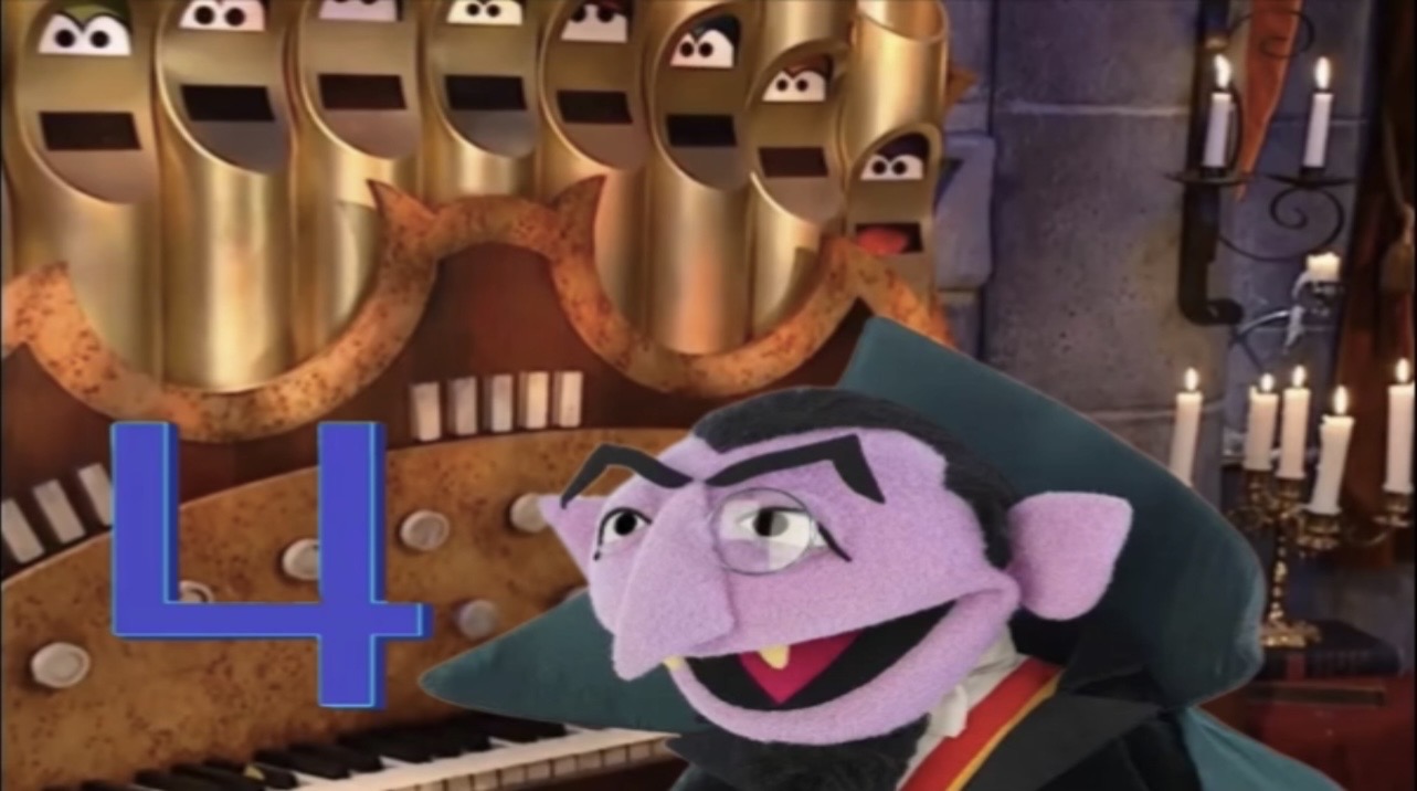 Sesame Street Count 4