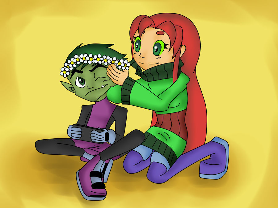 Beast Boy_Starfire