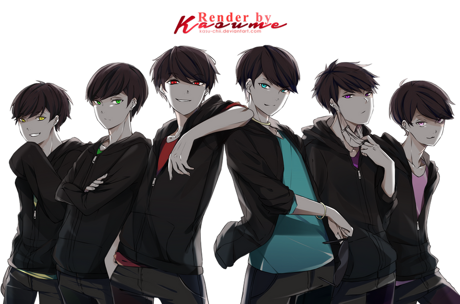 Render #7 ] Matsuno Brothers by kasu-chii on DeviantArt