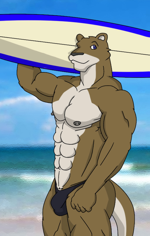 Otter Surfer