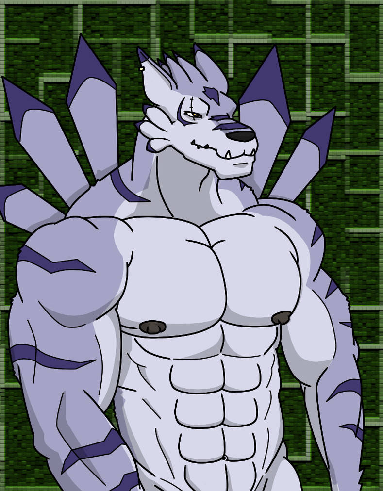 Enlarged WereGarurumon