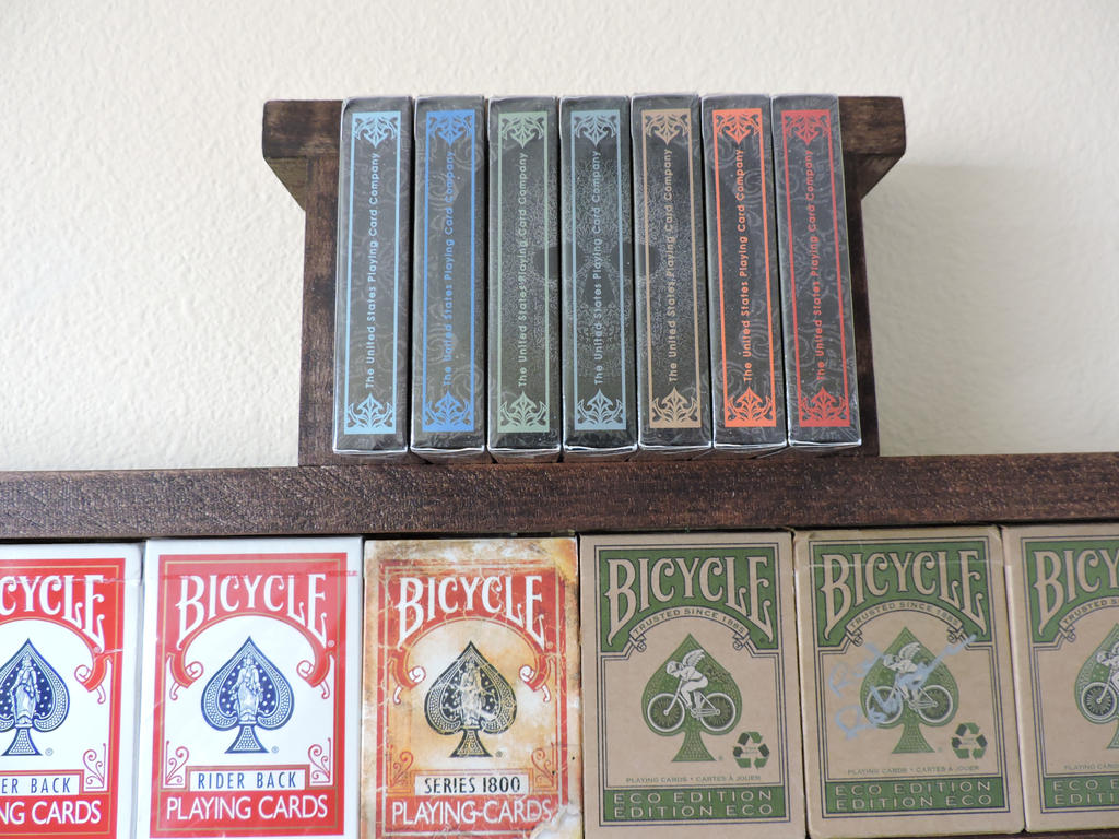 card deck display case Custom Triple Wood Playing Box Trout Workshop Our clear card display case comes with 2 brass hinges and is fully assembled Deck Display Case 5 by