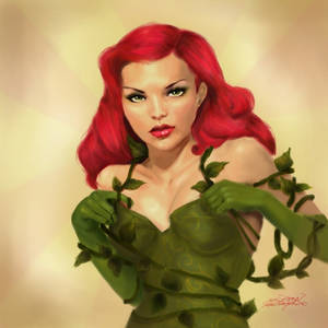 poison ivy pin-up