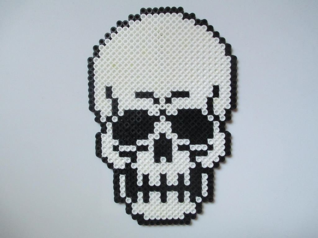 Perler Bead Skull