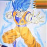 Goku ssj blue by MoniG02