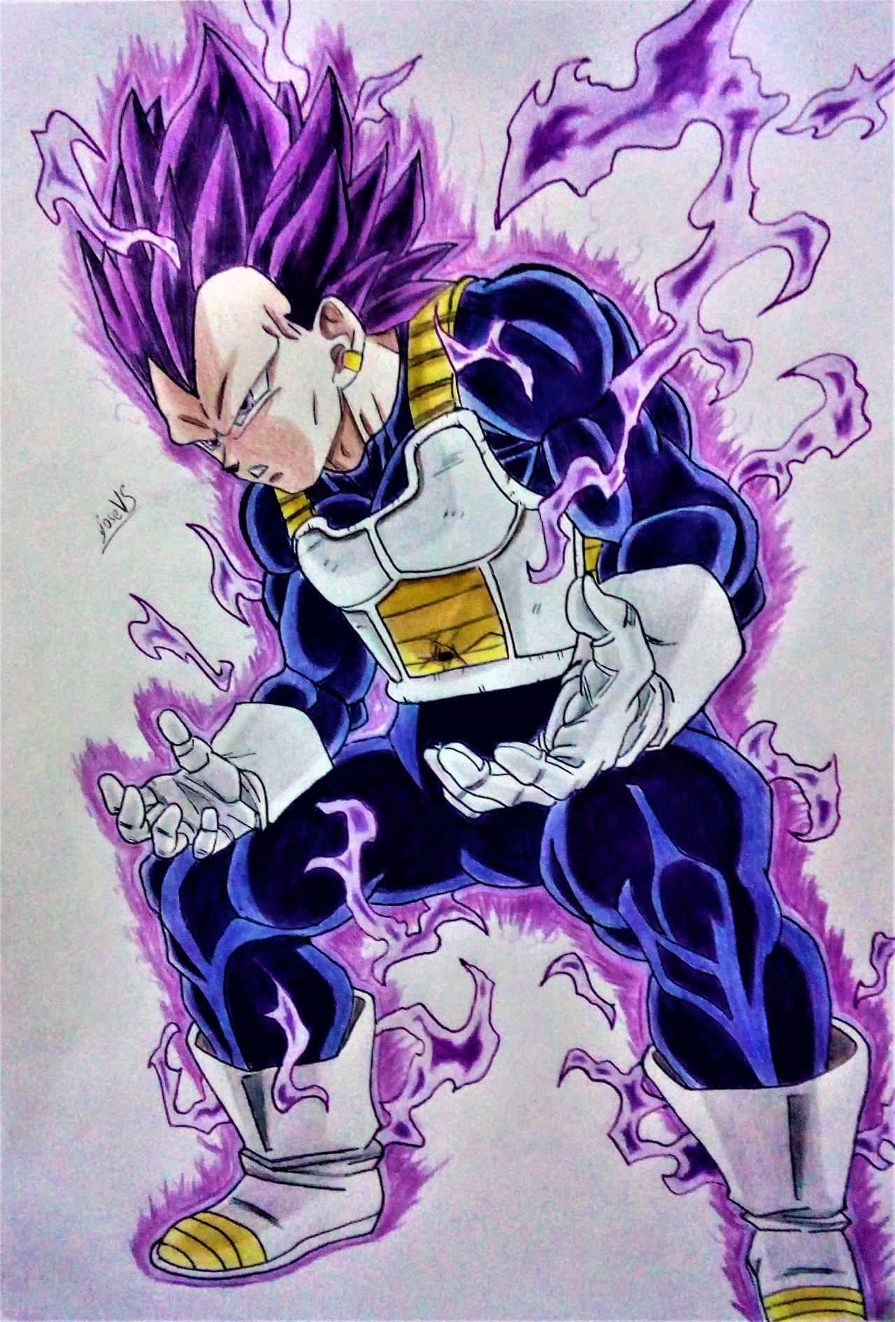 Vegeta SSJ Hakaishin (Cap 74 New form) by MoniG02 by MoniG02 on DeviantArt