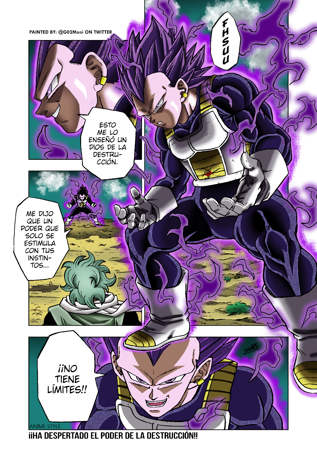 Dragon Ball Super manga 22 color by bolman2003JUMP on DeviantArt  Dragon  ball super manga, Dragon ball super, Dragon ball painting