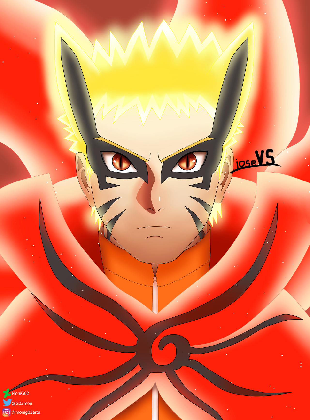 Naruto Baryon mode by MoniG02 by MoniG02 on DeviantArt