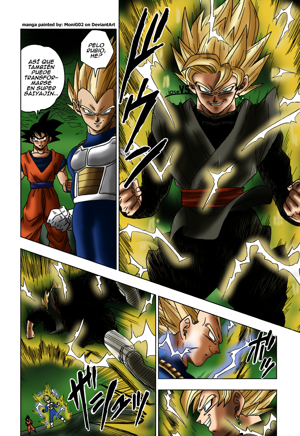 Black Goku SSJ2 DBS manga 19 by MoniG02 by MoniG02 on DeviantArt