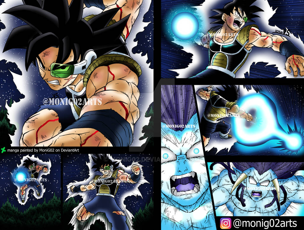 Bardock vs Gas DBS manga 80 by MoniG02 by MoniG02 on DeviantArt