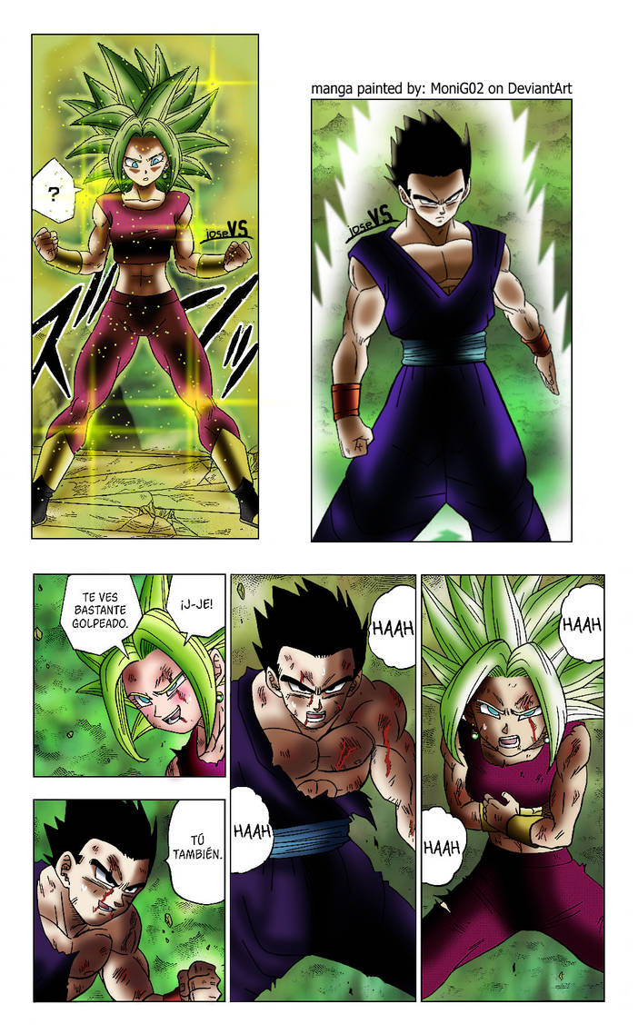 Kefla vs Gohan DBS manga 38 39 by MoniG02 by MoniG02 on DeviantArt