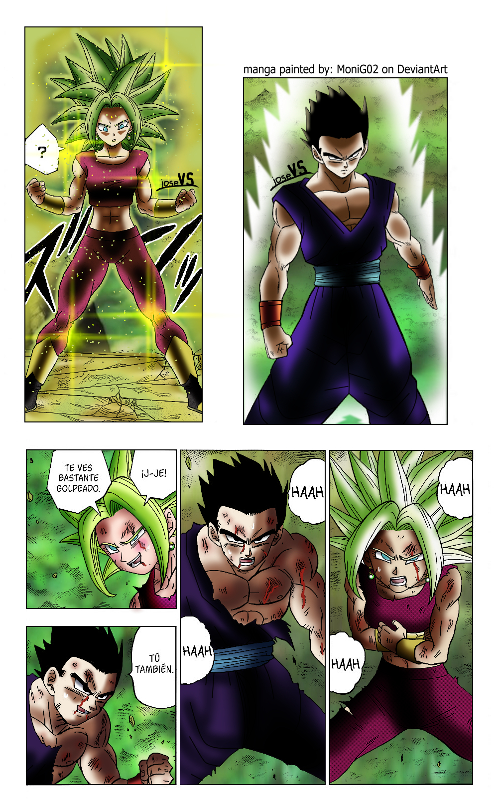 Kefla SSJ v MysticGohan DBS manga 3839 by MoniG02 by MoniG02 on DeviantArt