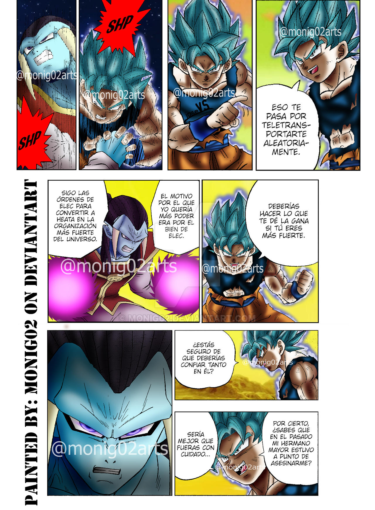 Goku SSBUI Vs Gas Part 1 DBS manga 82 by MoniG02 by MoniG02 on DeviantArt
