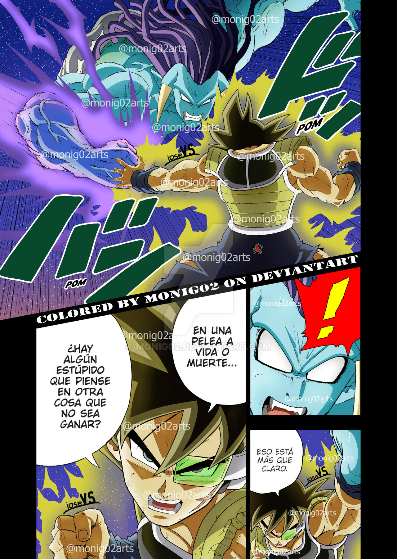 Bardock Evolved vs Gas IR DBS manga 83 by MoniG02 by MoniG02 on DeviantArt