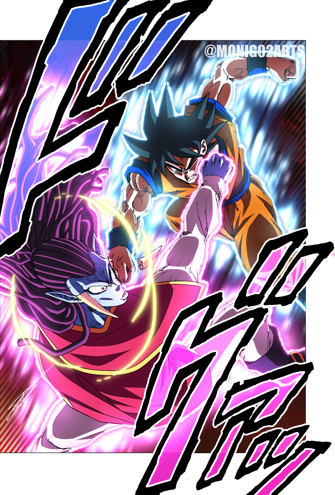 True Ui Goku True UI vs Super Gas DBS manga 85 by MoniG02 on DeviantArt