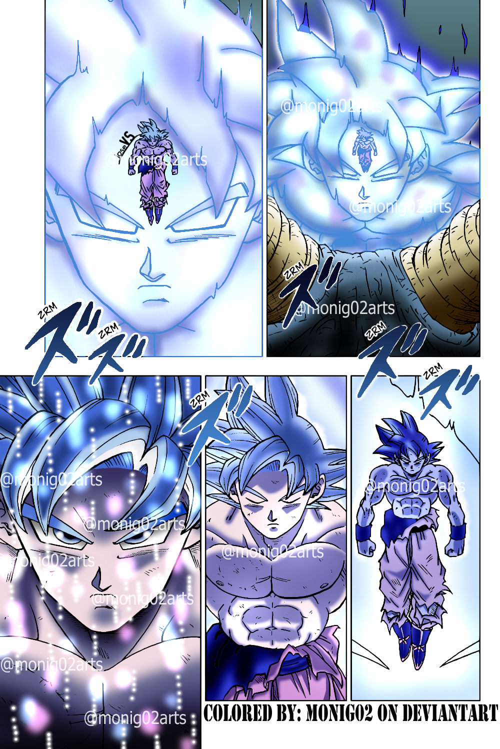 Backup Mangás - Goku Instinto Superior do Capìtulo 66 do Mangá de Dragon  Ball Super. Colorido por @JuniorToriyama