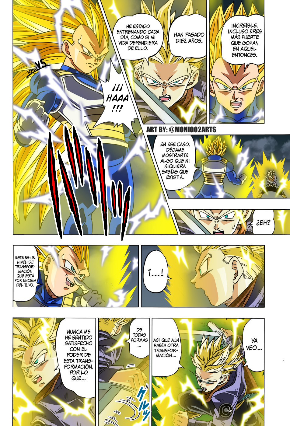 Started rereading the DBS Manga. Is there any given explanation why Trunks  is able to match SSJ3, but couldn't make Black go SSJ while Vegeta could? :  r/Dragonballsuper