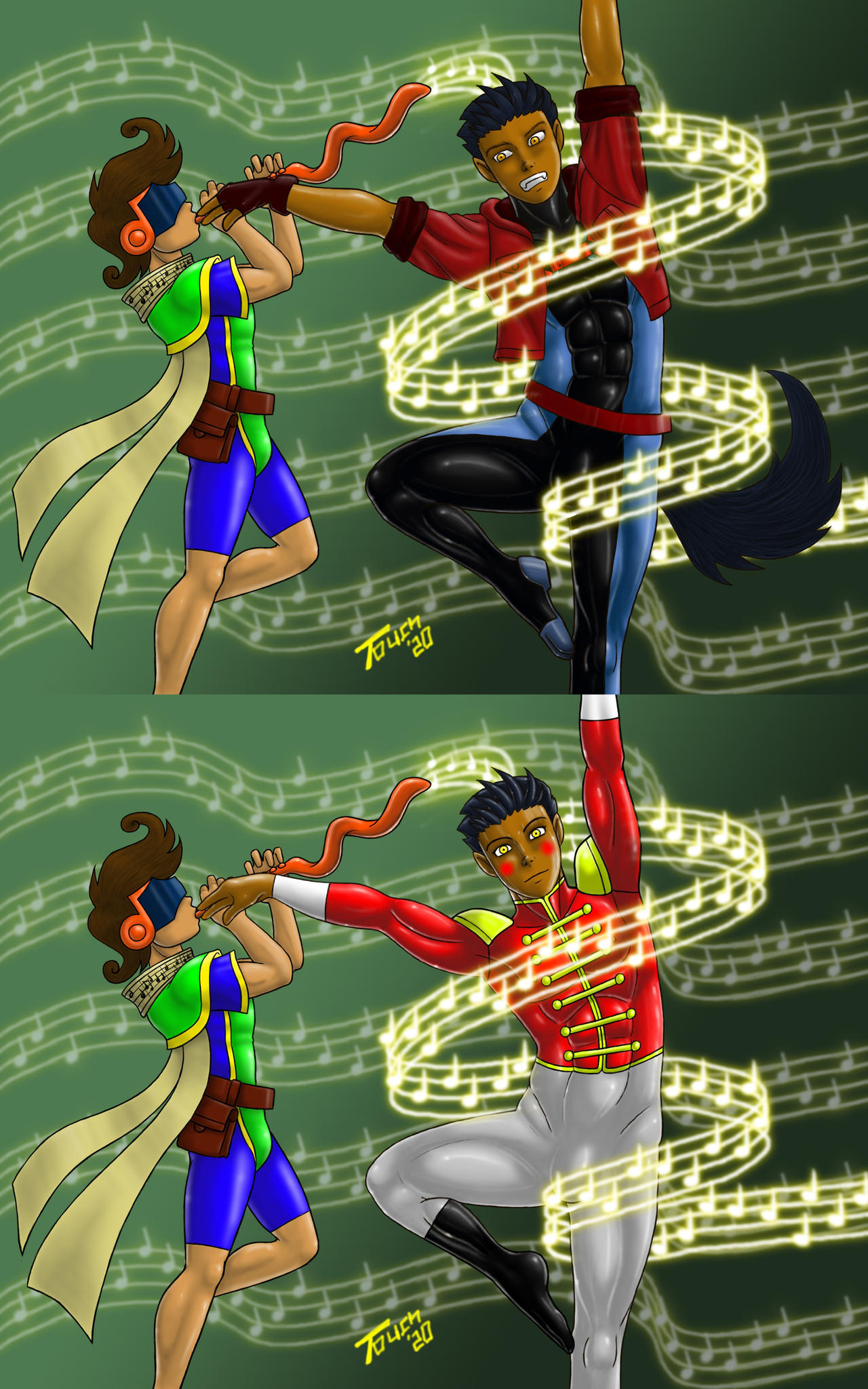 Dancing with Red Wolf by Stonetouch on DeviantArt