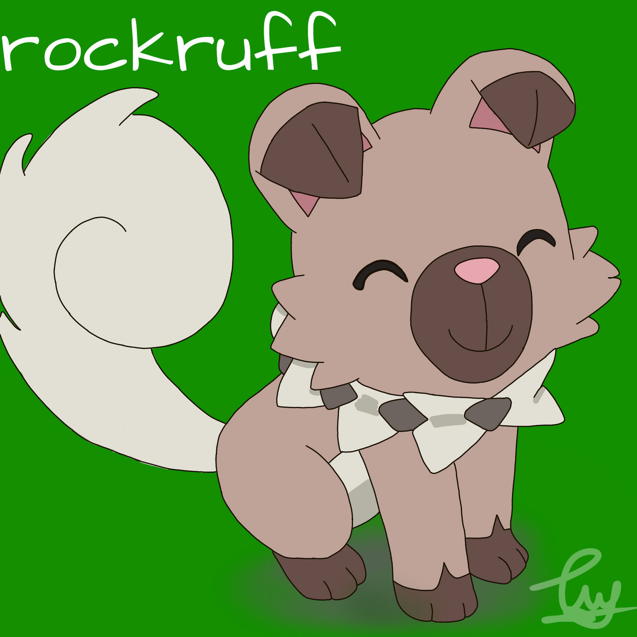Rock Ruff Jumping Rockruff by phantomfox04 on DeviantArt