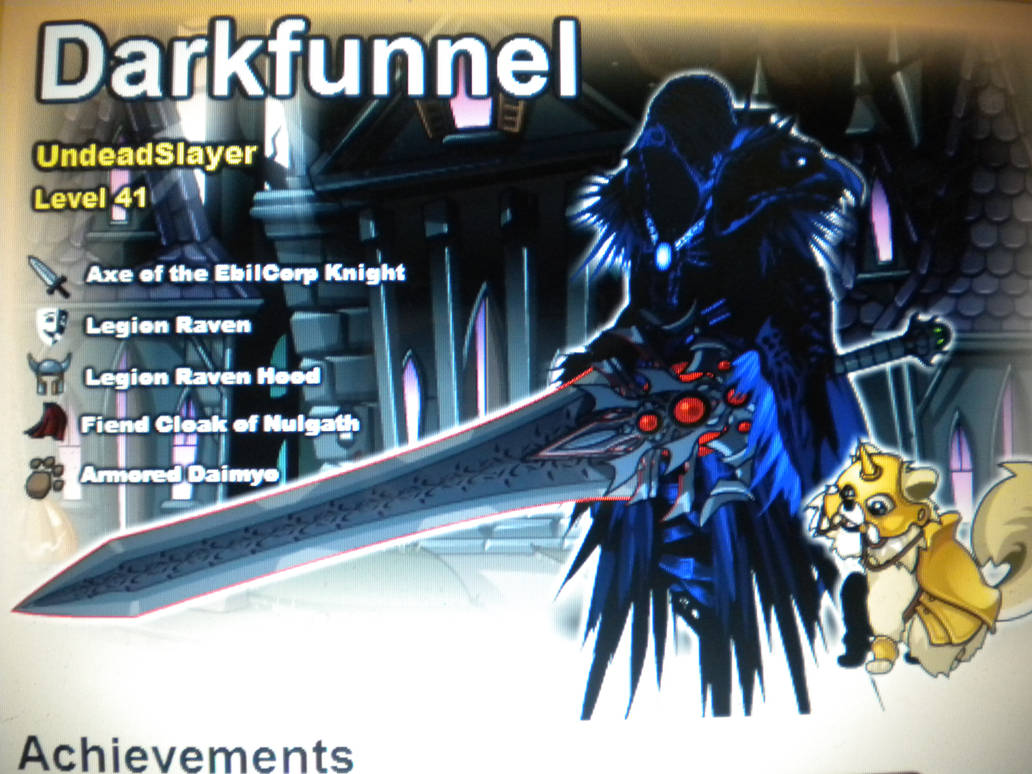 my character on aqworlds by darkfunnel on DeviantArt