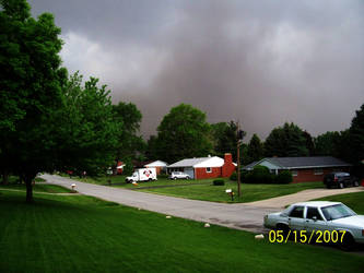 dissipating tornado by weatherspotter