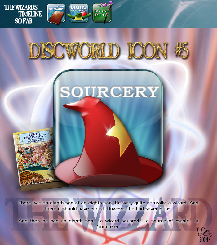 Deviantart Discworld Discworld icon - Sourcery by DavidOssian on DeviantArt