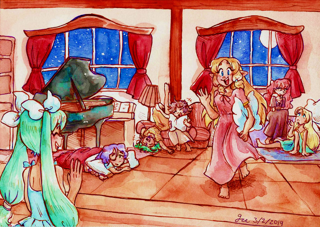 Slumber Party Script Slumber Party! by HonestBear on DeviantArt