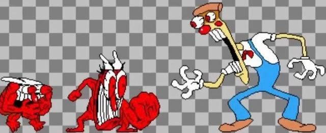 Very angry peppino and crazy Pizza head by R0boSon1cccc on DeviantArt