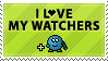 I love my watchers by KillboxGraphics