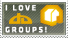 I love dA groups stamp by KillboxGraphics