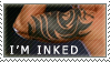 I'm inked stamp