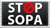 Stop SOPA Stamp