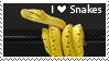 Love snakes stamp by KillboxGraphics