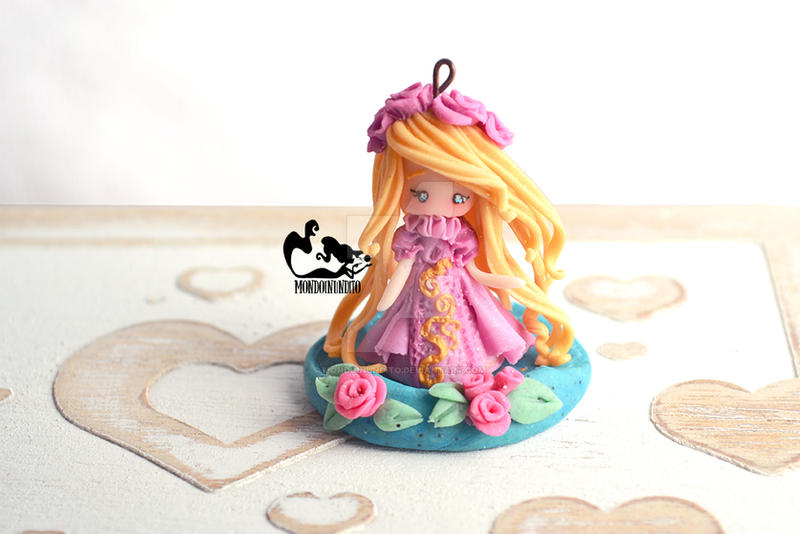 Rpunzel from Tangled inspired figurine!